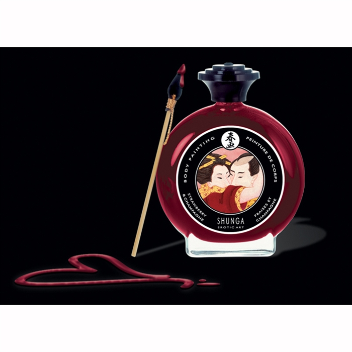 Sd Variations. SHUNGA STRAWBERRIES CHAMPAGNE BODY PAINT