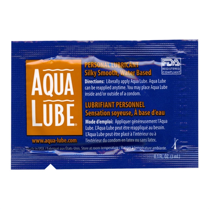 Sd Variations. AQUA LUBE PACKET 3ML