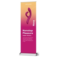 Picture of Nova 2 Rollup Banner Fuchsia - English