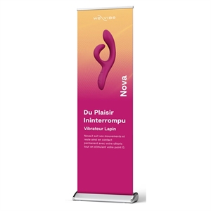 Image de Nova 2 Rollup Banner Fuchsia - French