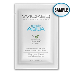 Picture of Wicked - Packet Simply Aqua Lube - 3 ml