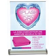 Picture of Splashdry French Retractable Banner 8.5x11 in