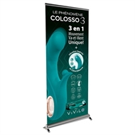 Picture of Colosso 3 French Retractable Banner 33x80 in