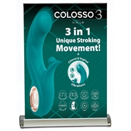 Picture of Colosso 3 English Retractable Banner 8.5x11 in