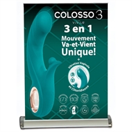 Picture of Colosso 3 French Retractable Banner 8.5x11 in