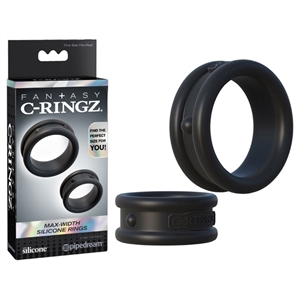 Image de C-RINGZ MAX WIDTH SILICONE RINGS NOIR