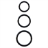 Picture of C-RINGZ SILICONE 3-RING STAMINA SET BLACK
