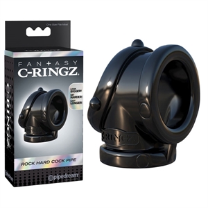 Picture of C-RINGZ ROCK HARD COCK PIPE BLACK